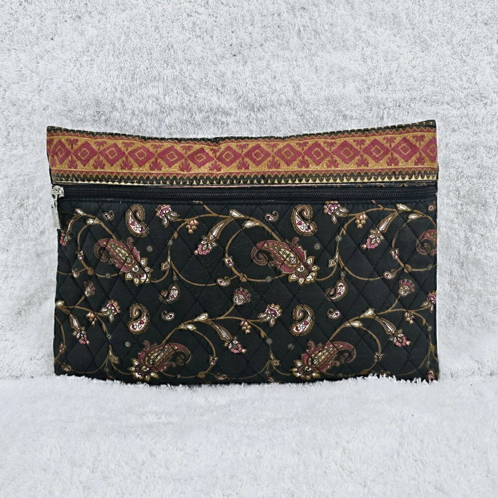 Americana by Sharif Quilted Large Cosmetic Bag